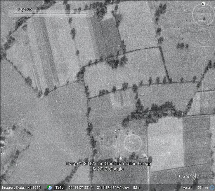 Des crop circles photographiés par la RAF en 1945 ?