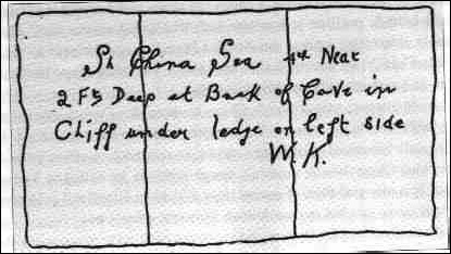 5eme lettre tresor capitaine william kidd