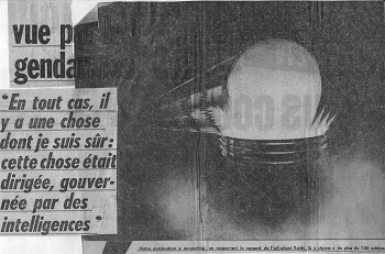 Février 1974: des gendarmes français pourchassent et voient un OVNI