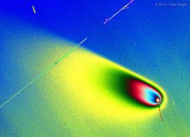 La comète Panstarrs se fragmente
