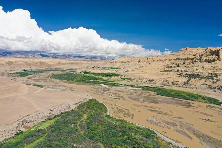 Qulong dans le comte de zanda prefecture de ngar sud ouest de la region autonome du tibet