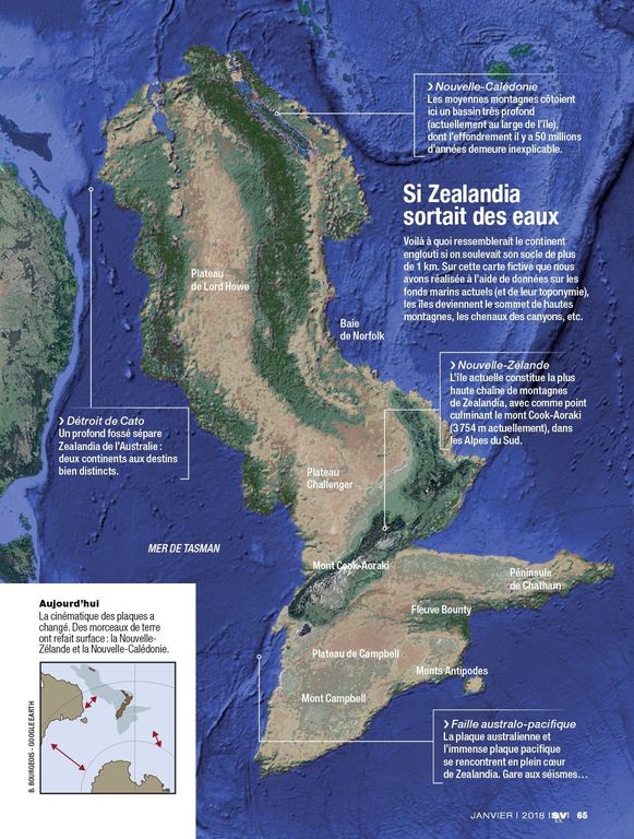 Zealandia, un continent disparu retrouvé